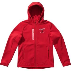 Pendleton Whiskey Jacket L Red Softshell Let'er Buck Hooded Western‎ Rodeo